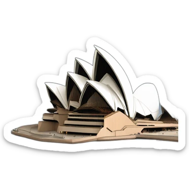 sydney opera sticker