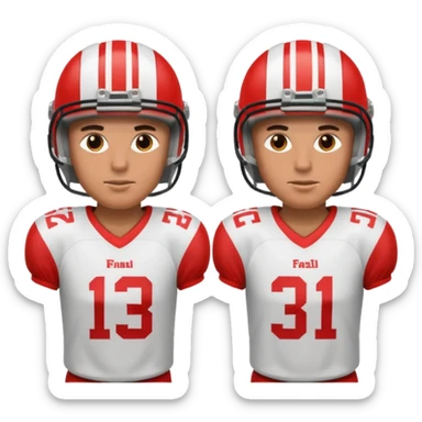 a football Team Players sticker