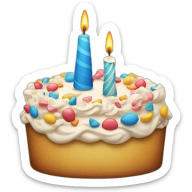 Birthday sticker