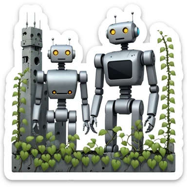 Anti artificial intelligence sticker