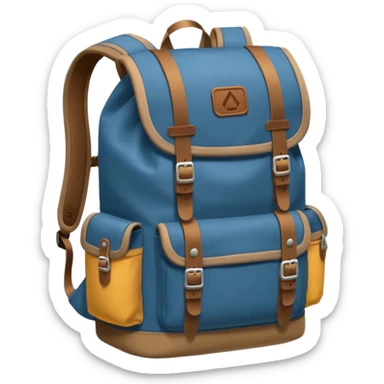 mountain backpack sticker