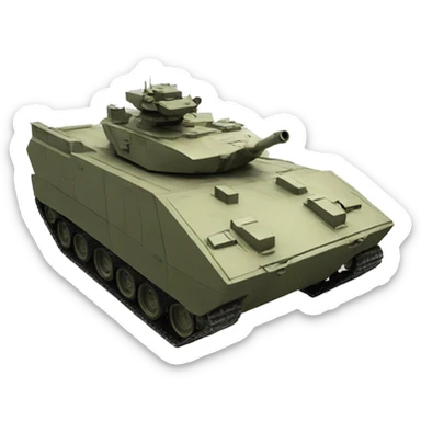 bradly combat vehicle sticker