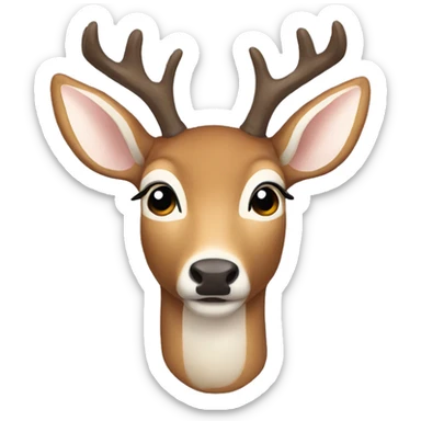 Deer sticker