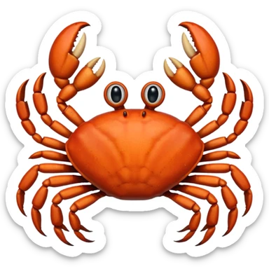Ferris crab rust programming language sticker