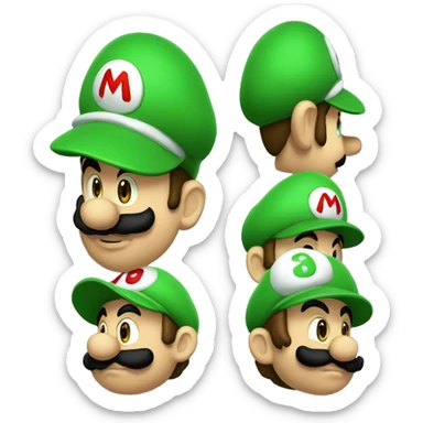 mario and luigie sticker