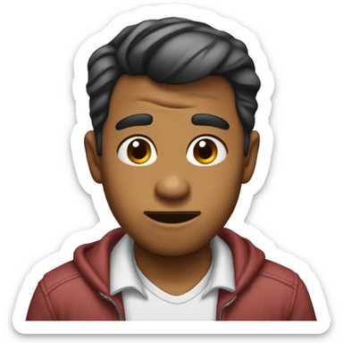 Grown man cry baby  sticker