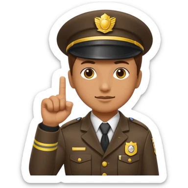 Ticket inspector with punch,Train Crew. sticker