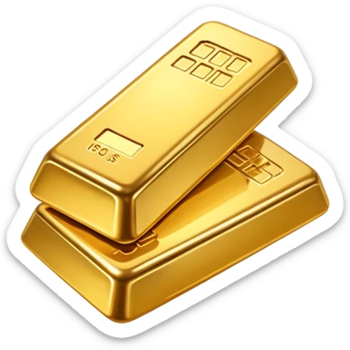 3 gold bar sticker