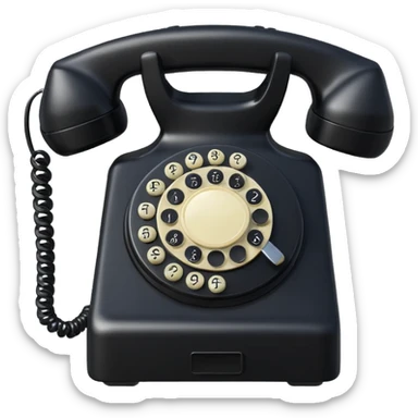 Telephone sticker