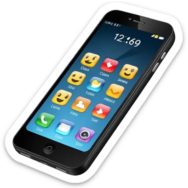 celular con llamada que diga "cliente 1" sticker