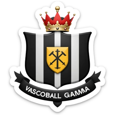 escudo do time de futebol vasco da gama sticker
