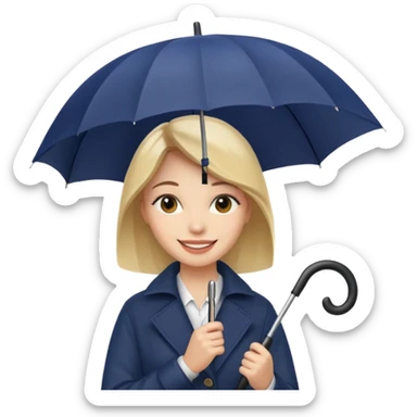 HOLDİNG UMBRELLA WOMAN sticker
