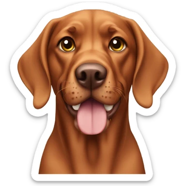Vizla dog sticker