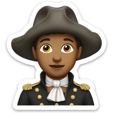 colonial boy sticker