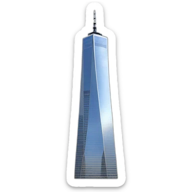 one world trade center sticker