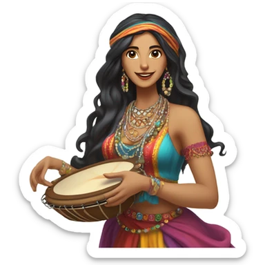 Gitana sticker