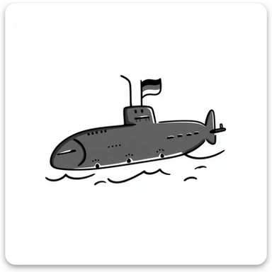 German submarine emoji sticker