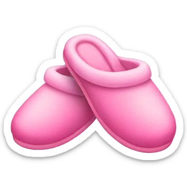 Pink slippers  sticker