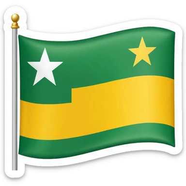 Faça um emoji da bandeira do estado de Rondônia sticker