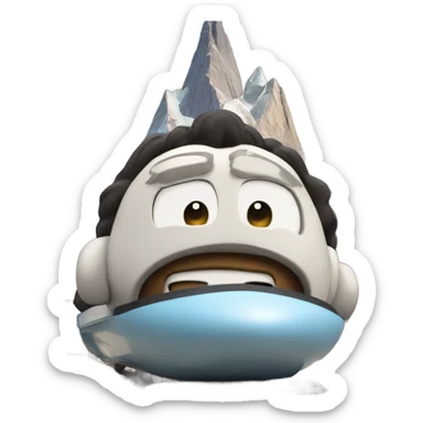 Matterhorn Bobsleds in disneyland  sticker