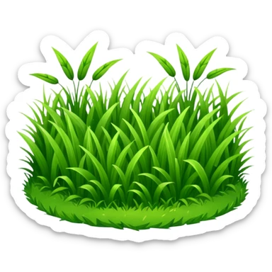 Grass field sticker
