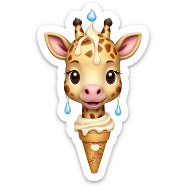 Giraffe with Ice Creams
Baby giraffe with melting ice cream


 sticker