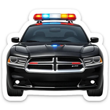 Dodge Charger Cop sticker