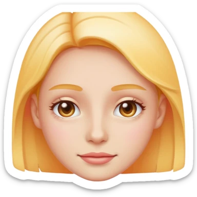 half face before and after glowing skin, minimal emoji illustration, pastel colors, smooth gradient sticker