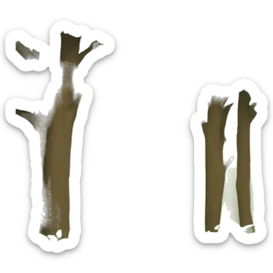 watching the trees grow sticker