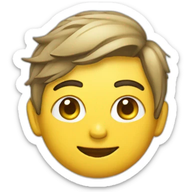 persona con una medalla  sticker