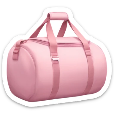 Light pink sports bag  sticker