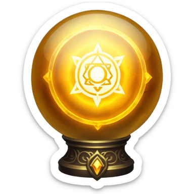 Alchemy Orb currency from Path of Exile 2 sticker