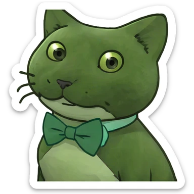 Cute cat sticker