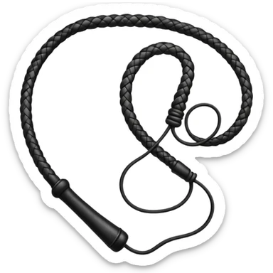 A whip sticker