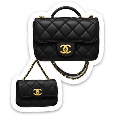 Black Chanel Bag sticker