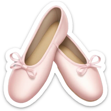 Pale pink ballet shoes sticker