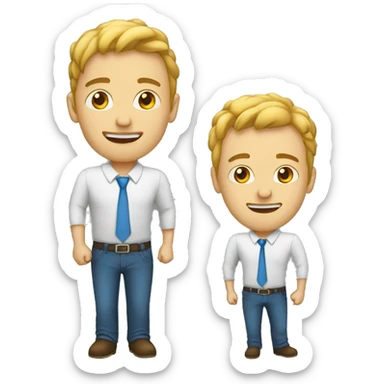 2 brothers software engineering sticker