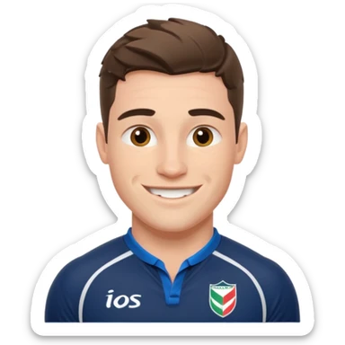 Antoine Dupont le joueur de rugby sticker