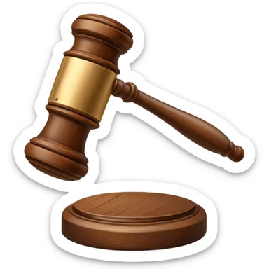 court hammer sticker