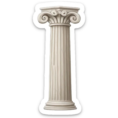 greek column sticker