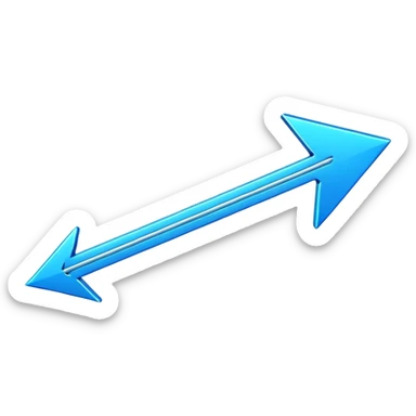 Create me an animated arrow that points down towards the bar sticker