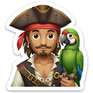 Pirata con un loro sticker