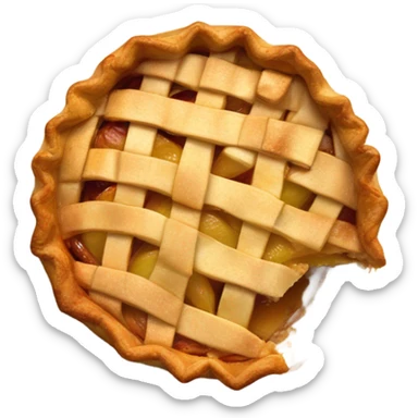 apple pie sticker