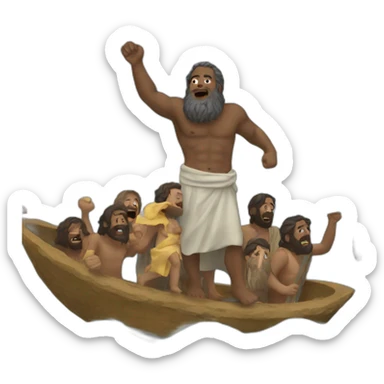 moses parting the sea sticker