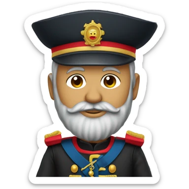 vasco da gama in uniform standing sticker