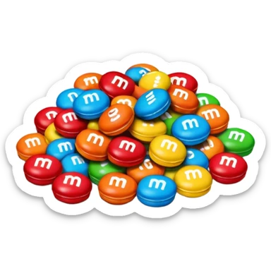 m&m sticker