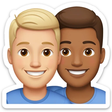 2 gay boyfriends sticker