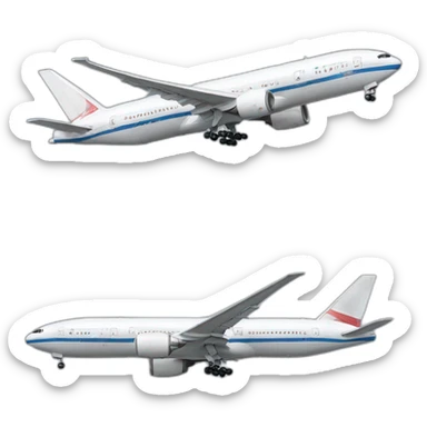 Boeing 777 sticker