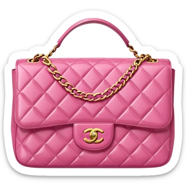 Pink Chanel bag  sticker