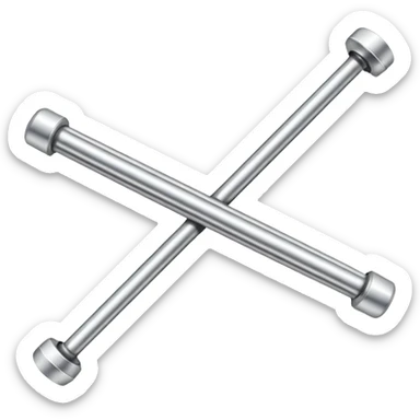 cross bar sticker
